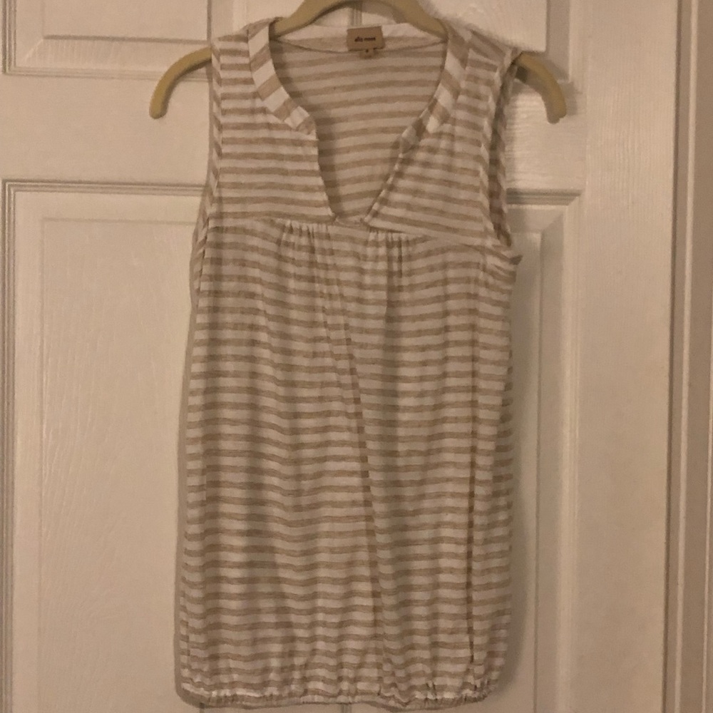 Ella Moss Striped Sleeveless Top